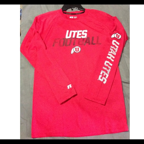 NCAA University of Utah UTES Logo Red Shirt.New - Picture 1 of 6